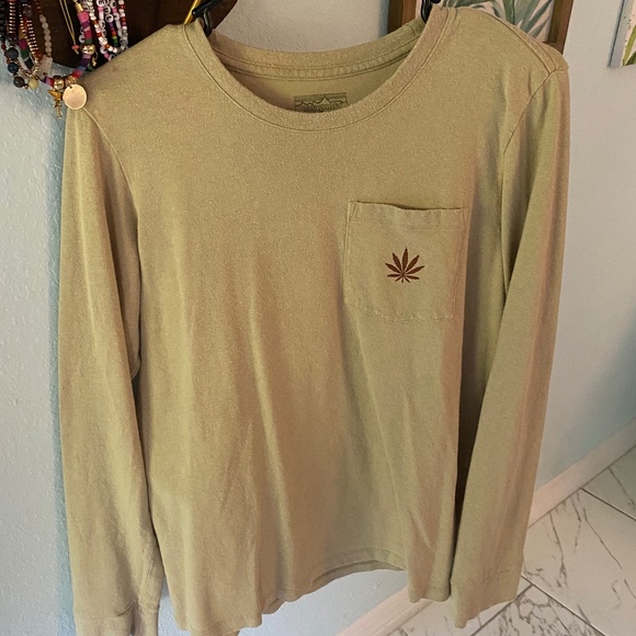 PATAGONIA- Long sleeve work pocket tee Hemp Leaf: El Cap Khaki - Picture 3 of 3